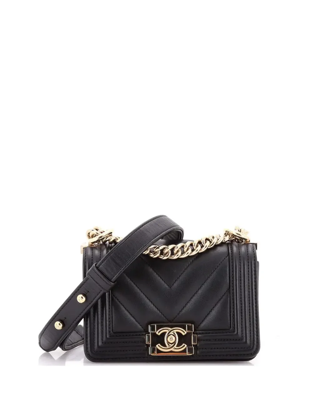 Chanel Boy Flap Bag Chevron Lambskin #233874C44B